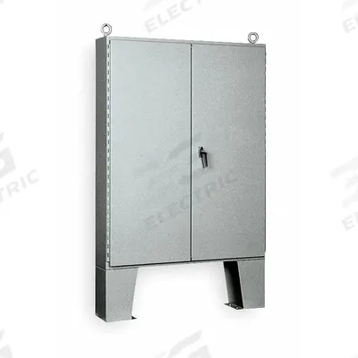 WIEGMANN Enclosure: Steel, 72 in x 72 in x 16 in, NEMA 12, Solid Cover - Steel Dust-Tight Enclosures