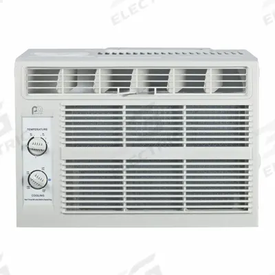 PERFECT AIRE Window Air Conditioner: 100 sq ft – 150 sq ft, 5,000 BtuH, 115V AC, 5-15P - Residential-Grade Window ACs for Cooling Only