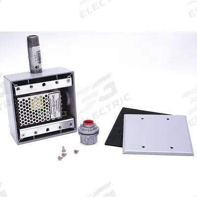 HUBBELL GAI-TRONICS Weatherproof Power Supply Kit: Public Address Speaker - Equipment for Audio Amplifiers & Speakers