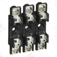 BUSSMANN Fuse Block: Open Block Design, 3 Pole, Fits Glass and Ceramic, 300 V AC AC Volt Rating (MPN S-8301-3-R). Key specifications — attr1229040: 311, 312, 313, 314, 315, 322, 326, 3AG, ABC, ACG, GAB, GBB, GDL, GDV, GGC, GSA, MDA, MDL, MDQ, MDV, MDX, MMB; attr1229048: Glass and Ceramic; attr204802: S-8301-3-R; attr211172: BUSSMANN; attr1229063: CSA Certified.