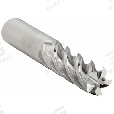CLEVELAND Square End Mill: Carbide, 5 Flute, 1" Mill Dia, 3" LOC, 6" OAL (MPN C60610) - Fast-Cutting Carbide Square End Mills