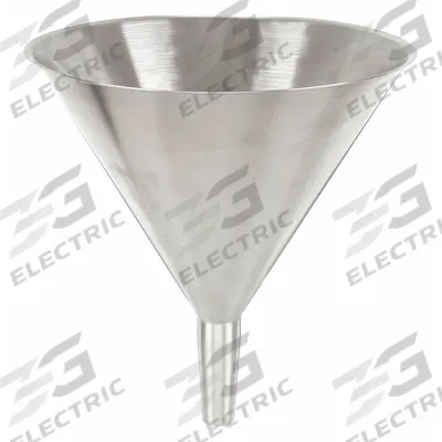 APPROVED VENDOR Funnel: Stainless Steel, 658.01 mL, 152.4 mm, 154.94 mm - General Purpose Lab Funnels