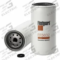 FLEETGUARD Automotive Fuel Filter: 12 11/16 in Overall Lg, 3 11/16 in Outside Dia, Diesel Fuel (MPN FF5632). Key specifications — attr1137520: BF7940; attr1137521: FF5632; attr434022: FLEETGUARD; attr427730: Plastic; attr1017112: Buses; attr1017113: Sichuan Chenggong Construction.
