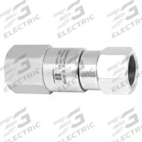 MOSMATIC Rotary Union: Straight, Nickel-Plated C38500 Brass, 1 Passages, 3/8 in Stationary Port, Air (MPN 32.569). Key specifications — Maximum Speed: 30 RPM; Brand: MOSMATIC.