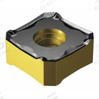SANDVIK COROMANT Milling Insert, Finishing, Square, 345: 345R-1305M-PL 4240