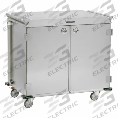LAKESIDE Surgical Case Cart: Stainless Steel, (4) Swivel, 0 Drawers - Surgical Case Carts
