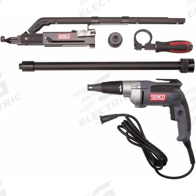 SENCO Screwdriver: 1/4 in Drive Size, 50 in-lb Torque - Max, Trigger, Pistol Grip - Corded Production Screwdrivers