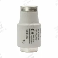 BUSSMANN IEC Fuse: Fast Acting, 63 A, 500 V AC, DIII Class D Fuse Size (MPN 63D33Q). Key specifications — attr1226993: DIII; attr1287208: D33; attr211183: BUSSMANN.