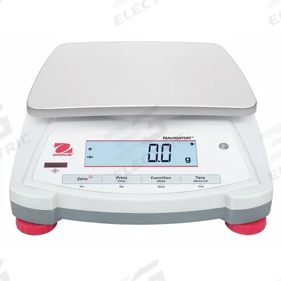 OHAUS Industrial Bench Scale: 9 1/8 in x 6 7/8 in, Not IP Rated, Integrated - Compact Bench Scales
