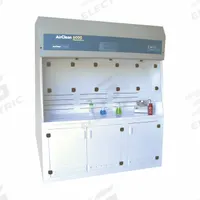 AIRCLEAN SYSTEMS Ductless Fume Hood: AirClean Systems, 72 in Overall Wd, 54 in Overall Ht, White (MPN AC6000). Key specifications — Assembly: Fully Assembled; Brand: AIRCLEAN SYSTEMS; Base/Stand Included: Yes; Blower Included: Yes; Work Surface Included: Yes.