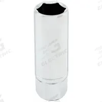 WESTWARD Spark Plug Socket: 3/8 in Drive Size, 5/8 in Socket Size, 6-Point, Deep, Chrome (MPN 54PR23). Key specifications — attr1204270: Chrome; attr1204275: WESTWARD; attr1204284: Deep; attr1204287: Not Tether Capable.