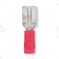 STA-KON Wire Disconnect: Female Socket, Red, Nylon, Partial Coverage, 22 AWG – 18 AWG Wire Size (MPN RA18-250F). Key specifications — attr1307035: STA-KON; attr1307036: RA18-250F.