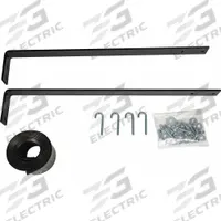 BUYERS PRODUCTS Toolbox Mounting Hardware: Hardware, Truck Boxes, Steel, Black (MPN 3005318). Key specifications — Type: Hardware; Compatible with Manufacturer Model No.: 1701364; Compatible with Product Type: Truck Boxes; Includes: (2) Gloss Black Powder-Coated Steel Leg Brackets; Material: Steel; Color: Black; Brand: BUYERS PRODUCTS.