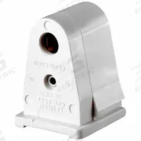 LEVITON Lampholder: Lamp Holder, Single Pin (Fa8), 1 3/4 in Overall Lg, 660 W Watt, 600V AC Volt (MPN 2537). Key specifications — attr234509: Single Pin (Fa8); attr234515: 600V AC; attr327041: Lamp Holder; attr239872: LEVITON; attr234516: White; attr234535: Pedestal Style.