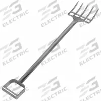 SANI-LAV Reinforced Fork: 5 Tines, 8 1/4 in Tine Lg, 35 1/2 in Handle Lg, FDA Compliant, Yes Yes (MPN 2072SR). Key specifications — attr921171: Yes; attr914397: SANI-LAV; attr914400: Yes; attr914402: D Handle.