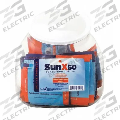 SUNX Sunscreen: 50 SPF, Lotion, 0.25 oz