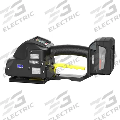 FROMM Battery Operated Strapping Tool: Fits 5/8 in Strap Wd, Friction Weld - Battery Combination Tools for Plastic Strapping