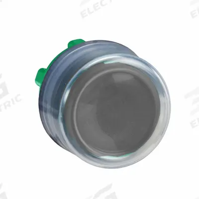 SCHNEIDER Flush Push Button: Black, 22 mm Mounting Size, Non-Metallic - Flush-Mount & Recessed Push-Button Operators