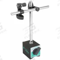 TESA BROWN & SHARPE Magnetic-Base Indicator Holder: Magnetic-Base Indicator Holder, Rigid Arm (MPN 01699123). Key specifications — attr1184043: TESA BROWN & SHARPE; attr1200946: Magnetic-Base Indicator Holder; attr1184013: 01699123; attr1184031: On/Off Knob; attr1184022: Magnetic; attr1184027: 2 in L x 2-1/2 in W x 2 in H; attr1184030: 3/8 in.