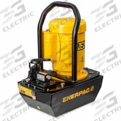 ENERPAC Hydraulic Electric Pump, High Flow: 10,000 psi Max. Op Pressure, 20 cu in/min Max. Flow Rate (MPN ZE2308MI). Key specifications — attr941810: ZE2308MI; attr941814: Hold.