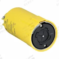 HUBBELL Locking Connector: Non-NEMA, Yellow, 600V AC, 60 A Current Rating, 3 Poles, 4 Wires (MPN HBL26418). Key specifications — Brand: HUBBELL.