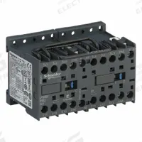 SCHNEIDER Miniature IEC Magnetic Contactor: Reversing, 3 Poles, 3NO Contacts, 9 A, 24V DC Coil (MPN LP2K0901BD). Key specifications — Brand: SCHNEIDER; Integrated Surge Suppression: No.