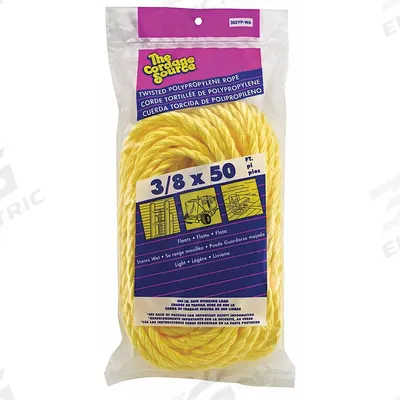 APPROVED VENDOR General Purpose Utility Rope: Twisted, 3/8 in Dia, 385 lb Working Load Limit - Light-Weight Utility Rope