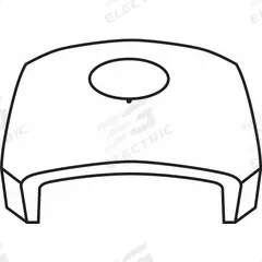 RUBBERMAID COMMERCIAL PRODUCTS Dome Top with Hole: For 4KFP2/4KFP3/4KFP6/4KFP7/5M833/5M843 (MPN FG3975M2BLA). Key specifications — For Use With Grainger Item Number: 4KFP2; For Use With Mfr. Model Number: FG397001BLA; Fits Brand: Rubbermaid Commercial; Product Type: Dome Top with Hole; Brand: RUBBERMAID COMMERCIAL PRODUCTS.