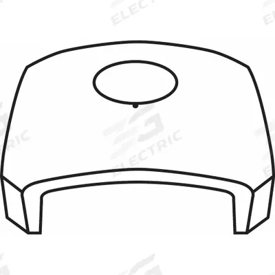 RUBBERMAID COMMERCIAL PRODUCTS Dome Top with Hole: For 4KFP2/4KFP3/4KFP6/4KFP7/5M833/5M843 (MPN - Material Handling Parts
