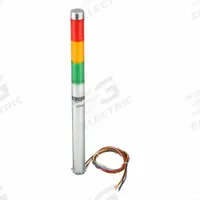 APPROVED VENDOR Tower Light Assembly: 3 Tier, Amber/Green/Red, No Sounder Tier, 13 1/2 in Overall Ht (MPN 6JZF8). Key specifications — Manufacturer Part Number: 6JZF8; Brand: APPROVED VENDOR; Operating Voltage: 24V AC/DC; Light Tier Color: Green.