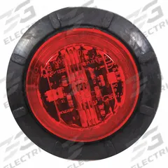 MAXXIMA Clearance Marker: Clearance Light, LED, Round, Surface Mount, Red, Hole/Panel, IP67 (MPN M09410R). Key specifications — Lens Color: Red; Brand: MAXXIMA; Electrical Connection: Male Bullet Connector; Lighting Technology: LED; Mount Type: Hole; SAE Lens Code: PC.