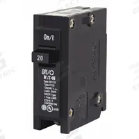 EATON Circuit Breaker: 20 A, 120/240V AC, Single Phase, 10kA at 120/240V AC, Type BR Loadcenters (MPN BR120). Key specifications — Amps: 20 A; AC Voltage Rating: 120/240V AC; Phase: Single; Max. AIR Rating: 10kA at 120/240V AC; Circuit Breaker Type: Standard; For Use With: Type BR Loadcenters; Brand: EATON.