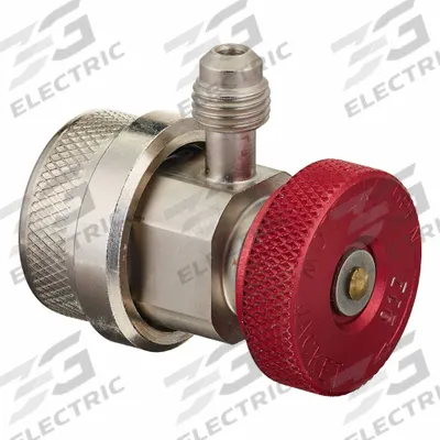 YELLOW JACKET High Side Coupler: Automotive, Brass, 1 Pieces, 1 5/16 in Outside Dia - Refrigerant Machine Replacement Hoses & Couplers