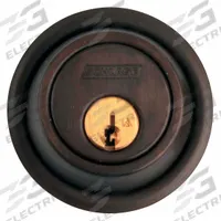 SCHLAGE Deadbolt Lock: Cylindrical, 1 7/8 in Door Thick - Max, Bronze (MPN B562P 613). Key specifications — ADA Compliant: Yes; Brand: SCHLAGE; Cylinder Core Type: Conventional Core Cylinder; Finish: Dark Oxidized Satin Bronze, Oil Rubbed; Keyway Type: Everest 29 S123; Visual Indicator Message: No Message; Includes Core: Core Included; Ligature Resistance: Not Ligature-Resistant.