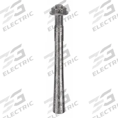 RED HEAD Wedge Anchor: 10 in Overall Lg, 3/4 in Dia, 3/4"-10 Thread Size, 5 3/4 in Thread Lg - 18-8 Stainless Steel Wedge Anchors