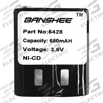 BANSHEE Radio Battery: Fits Motorola, 2,000 mAh, Nickel-Metal Hydride - Motorola-Compatible Batteries