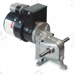 DAYTON AC Gearmotor: Right Angle, Dual Output Shafts, PSC, TENV, 5.6 RPM, 200 in-lb Max Torque (MPN 1LPY9). Key specifications — Inverter Rated: No; Brand: DAYTON; Full Load Current: 1.2/0.63 A.