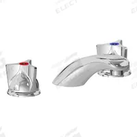 CHICAGO FAUCETS Low Arc Bathroom Faucet: 404, Cast Brass, Polished Chrome Finish, 0.5 gpm Flow Rate (MPN 404-V950E66ABCP). Key specifications — Includes: Mounting Hardware; Brand: CHICAGO FAUCETS; Series: 404.