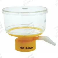 Bottle Top Filter: 0.45 um Max Particle Size, 75 mm Dia, PES, Includes Stopper, Sterile (MPN 11L835). Key specifications — Includes Stopper: Yes; Material: PES (Membrane); Product Type: Bottle Top Filter; Brand: LAB SAFETY SUPPLY.