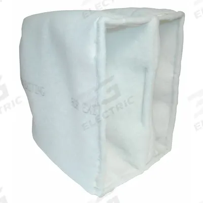 GRAINGER Cube Air Filter: 24 in x 24 in x 20 in, 2 Pockets, Synthetic, Blue/White - 3-Ply Cube Air Filters