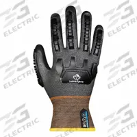 SUPERIOR GLOVE Knit Gloves: ( 11 ), ANSI Cut Level A5, ANSI Impact Level 1, Fingertips, Dipped, 1 PR (MPN S21TAXRFNB-11). Key specifications — Brand: SUPERIOR GLOVE; Glove Hand Style: Left and Right; Touchscreen Compatible: Yes; Includes Reinforced Thumb Crotch: No; Knit Material Color: Black; Size: ( 11 ).