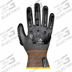 SUPERIOR GLOVE Knit Gloves: ( 11 ), ANSI Cut Level A5, ANSI Impact Level 1, Fingertips, Dipped, 1 PR (MPN S21TAXRFNB-11). Key specifications — Brand: SUPERIOR GLOVE; Glove Hand Style: Left and Right; Touchscreen Compatible: Yes; Includes Reinforced Thumb Crotch: No; Knit Material Color: Black; Size: ( 11 ).