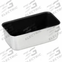 VOLLRATH Loaf Pan: Non-Stick Aluminum, 3 1/8 in Overall Wd, 4 1/4 in Overall Dp, 8 1/2 in Overall Lg (MPN S5433). Key specifications — Pan Style: Loaf Pan; Brand: VOLLRATH; Color: Silver; Material: Non-Stick Aluminum; NSF Certified: Yes.