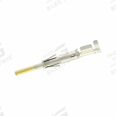 SOURIAU Crimp Contact: SM, #16, Male, Crimp, Gold over Tin, Copper Alloy, 5000-Piece Reel - Trim Trio Circular Connector Contacts