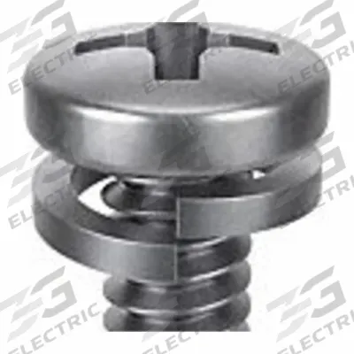 SEMS Screw: Split Lock, #8-32 Thread Size, 1/2 in Lg, Stainless Steel, Passivated - Machine Screws with Split Lock Washers