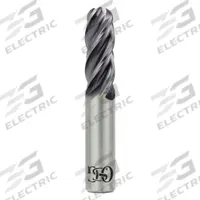 OSG Ball End Mill: Carbide, TiAlN Coated, 4 Flute, 1" Mill Dia, 1-1/2" LOC, 4" OAL (MPN VG441-1000-BN)