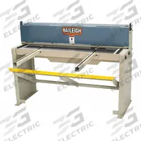 BAILEIGH INDUSTRIAL Machining Shear: Manual, Foot Pedal, 52 in Max. Cut Wd, 16 ga Capacity (MPN SF-5216). Key specifications — attr67083: BAILEIGH INDUSTRIAL.