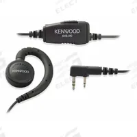 KENWOOD Earpiece: Fits Kenwood, Ear Hook, Push To Talk, Black, 1 Wires, In-Earpiece Mic, Wired (MPN KHS-31C). Key specifications — Connector Type: 2 Pin Speaker; Compatible Radio Series: NX-P1202AV; Push To Talk: Yes; Manufacturer Part Number: KHS-31C; Brand: KENWOOD.