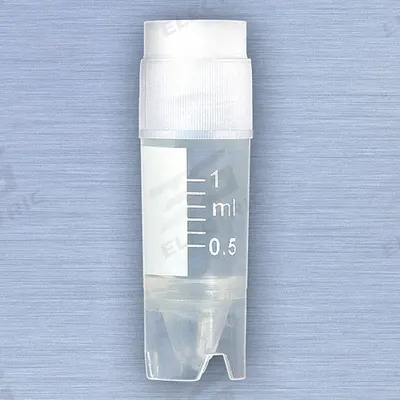 APPROVED VENDOR Cryogenic Vial: Cryogenic, Polypropylene, 1 mL, 12.5 mm Body Dia, Sterile - Plastic Cryogenic Vials