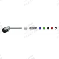 COTTERMAN Ladder Caster Kit: For Rolling Ladders, Swivel, 4 Casters, 2 in Wheel Dia, Casters (MPN SU9096). Key specifications — Caster Type: Swivel; Includes: Compression Spring; Brand: COTTERMAN; Compatible Ladder Type: Rolling Ladders; Compatible with Series: MasterStep; Product Type: Caster.